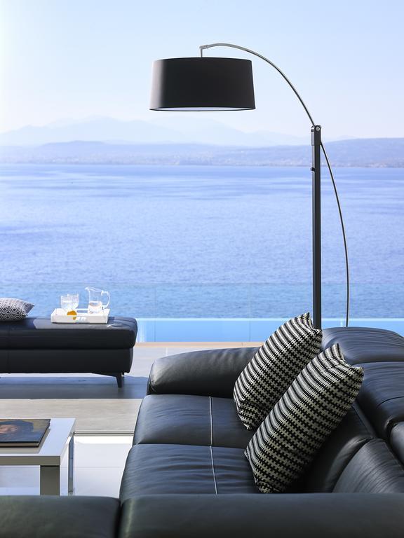 Beachfront Villa In Crete - Epavli Luxury Villa Agia Pelagia  Exterior foto